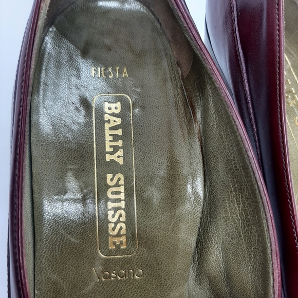 Bally Suisse Vasano Fiesta Leather Fringe Apron Loafer Shoe - Picture 4 of 8